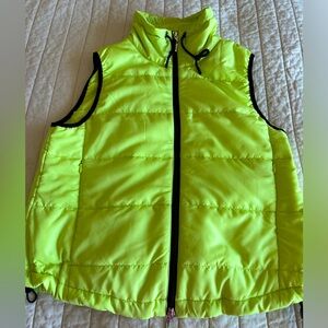 NWOT lime green vest BYLYSE Spinard